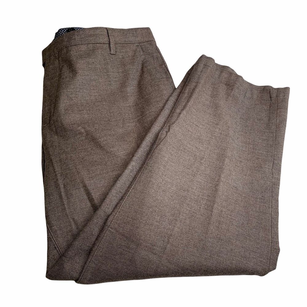 Ted Baker London Cropped Capri Pants Women Brown Cotton
